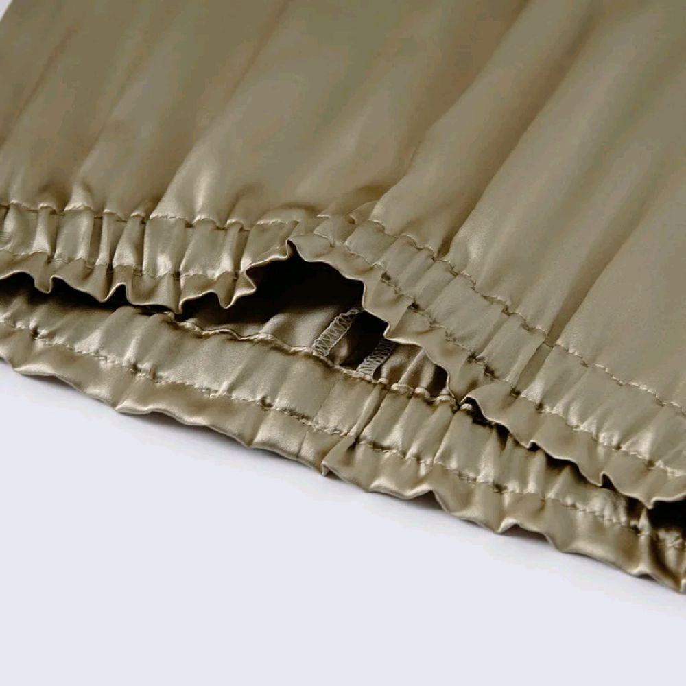 Bonnet de nuit en soie pour cheveux longs