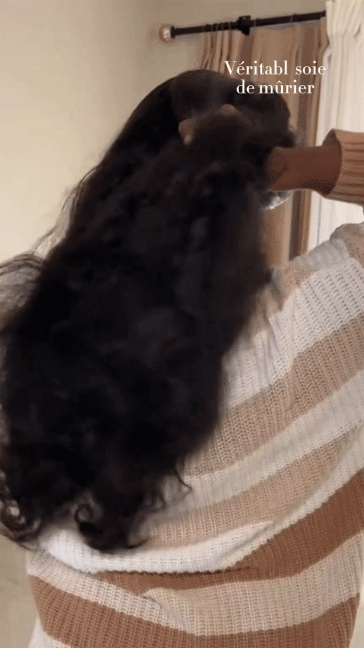 bonnet en soie en satin de nuit