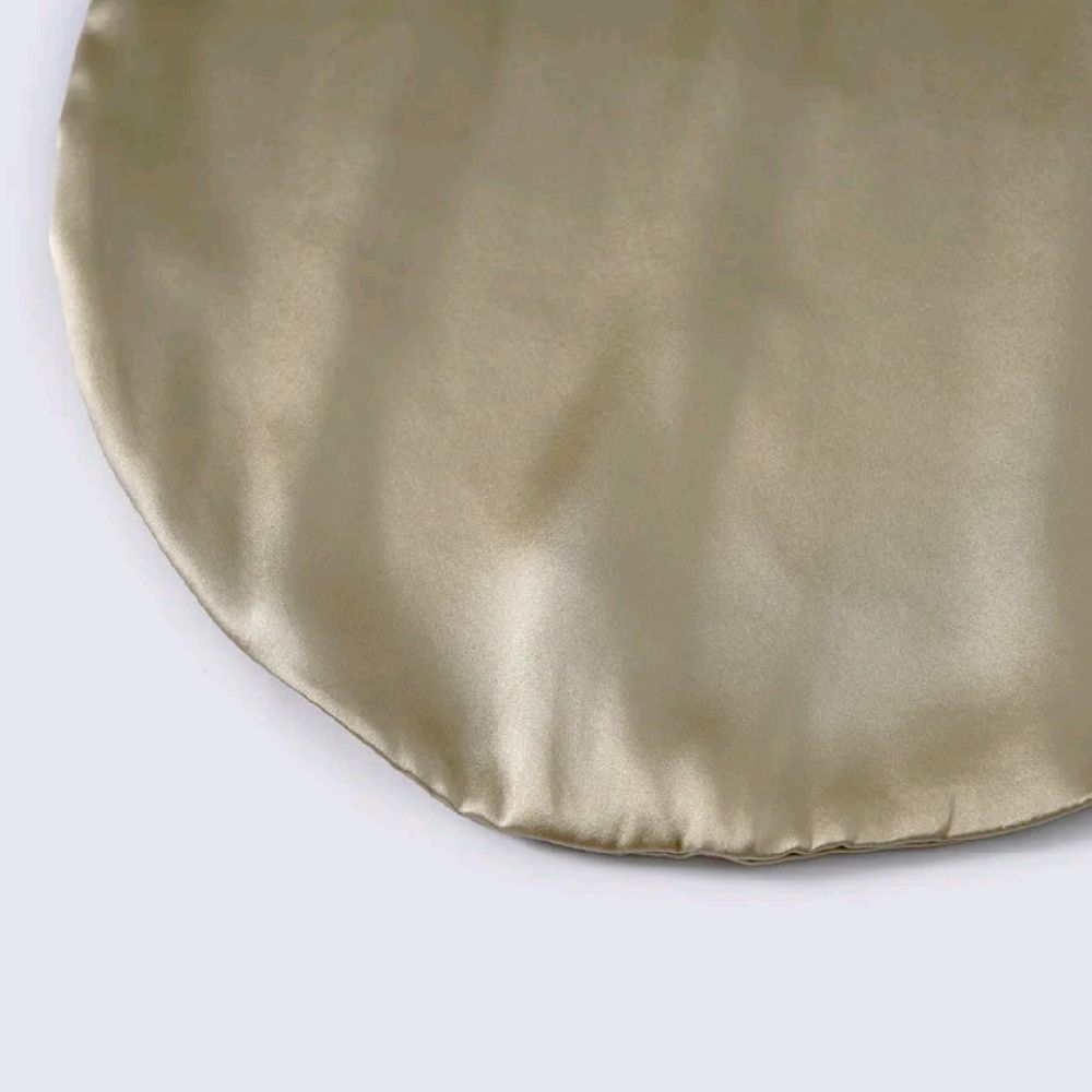 Bonnet de nuit en soie pour cheveux longs