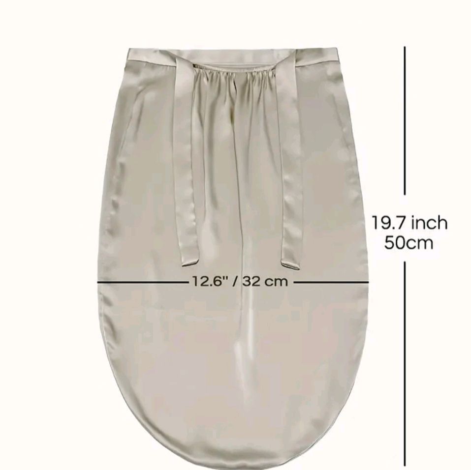 Bonnet de nuit en soie pour cheveux longs