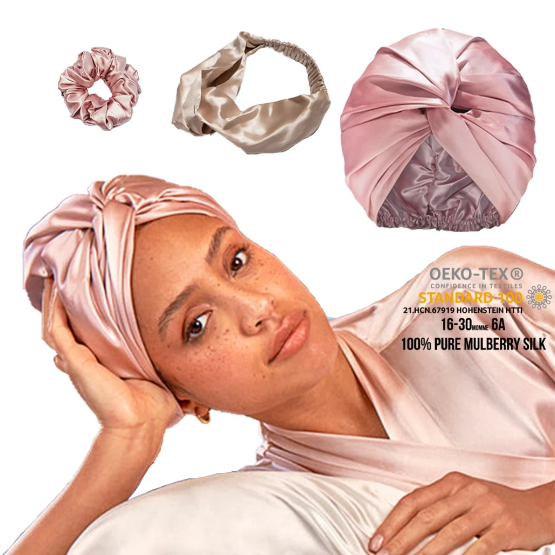 Bonnet en soie bonnet satin silk bonnet turban bonnet de nuit turban 