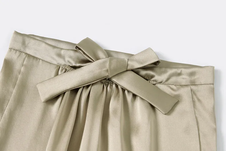 Bonnet de nuit en soie ajustable